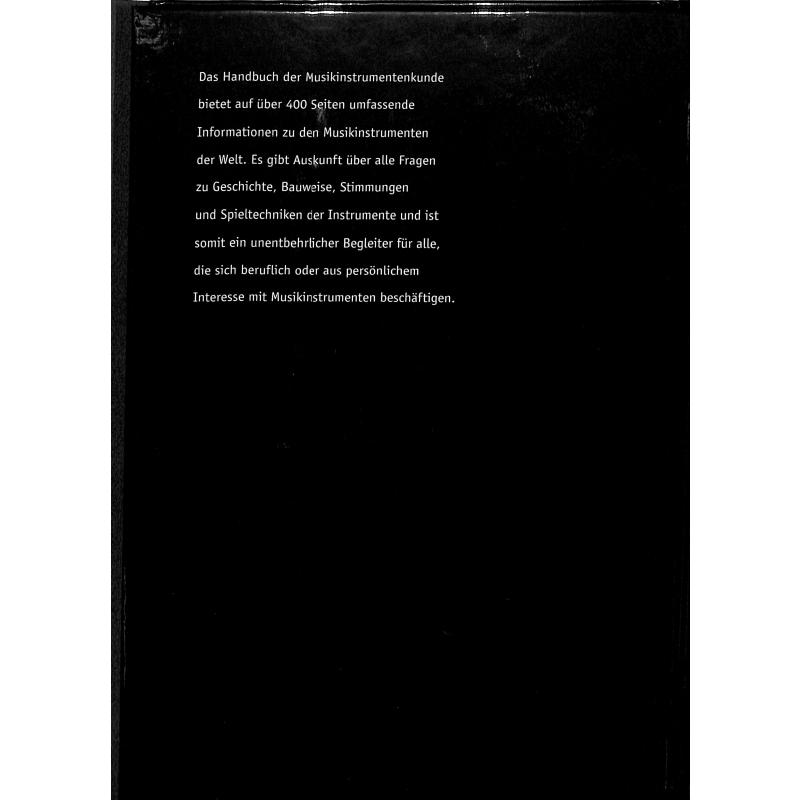 Handbuch der Musikinstrumentenkunde