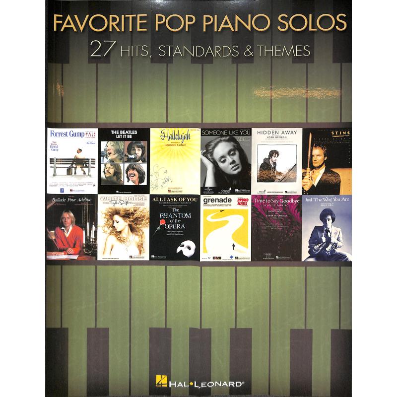 Favorite Pop piano solos
