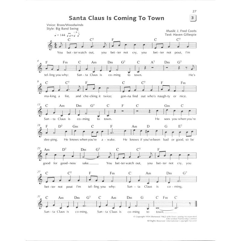 Benthiens Weihnachtsliederbuch