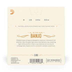 EJ63 Tenor Banjo Nickel 9-30