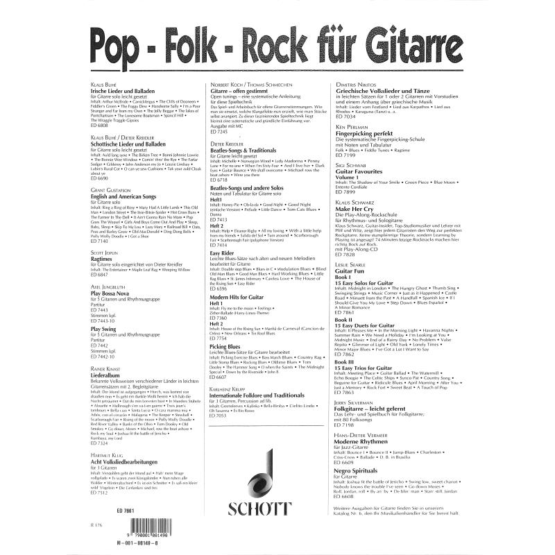 Guitar fun 1 - 15 leichte Solos