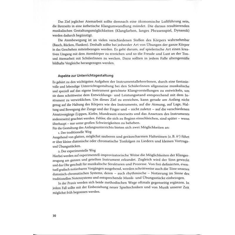 Lehrplan Querflöte