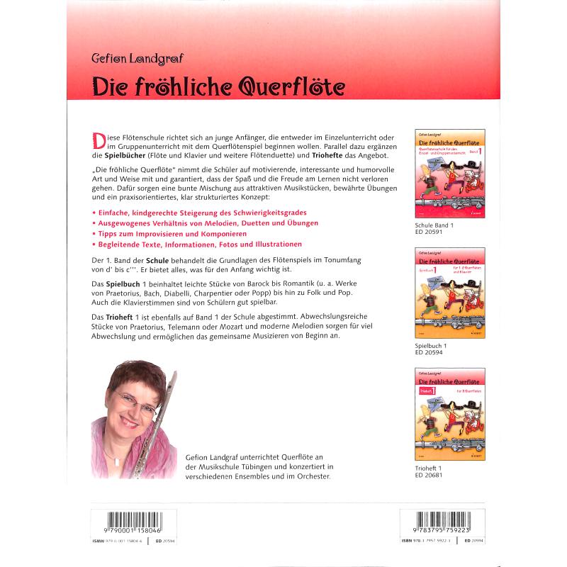 Die fröhliche Querflöte - Spielbuch 1