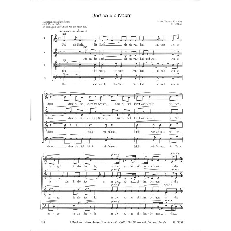 Christmas 4 Voices
