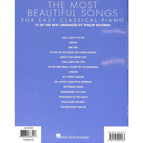 The most beautiful songs for easy classical piano