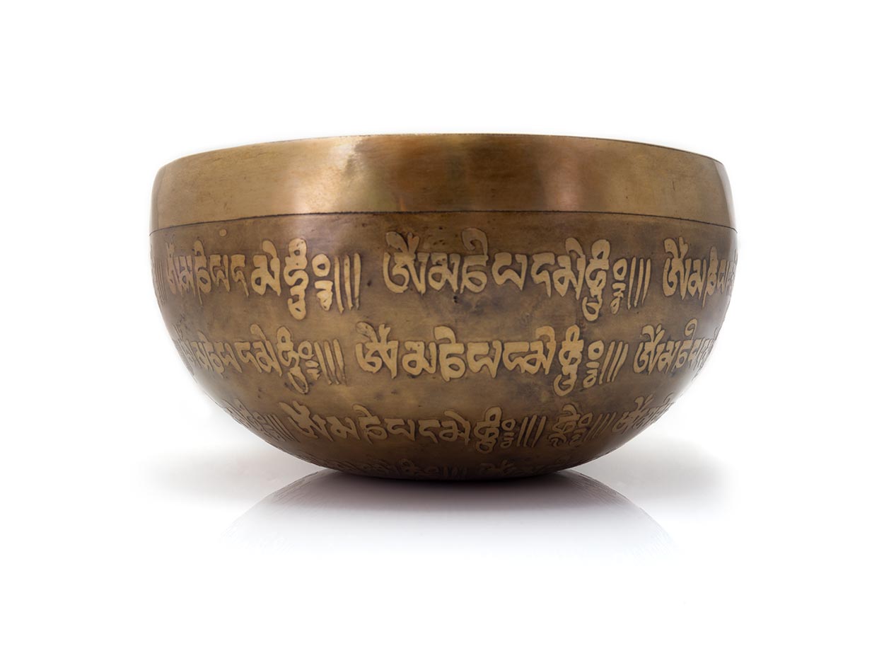 Klangschale OM zweifarbigTibet