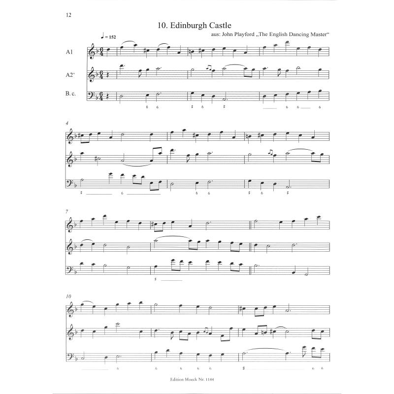 Playford dances + carolan tunes