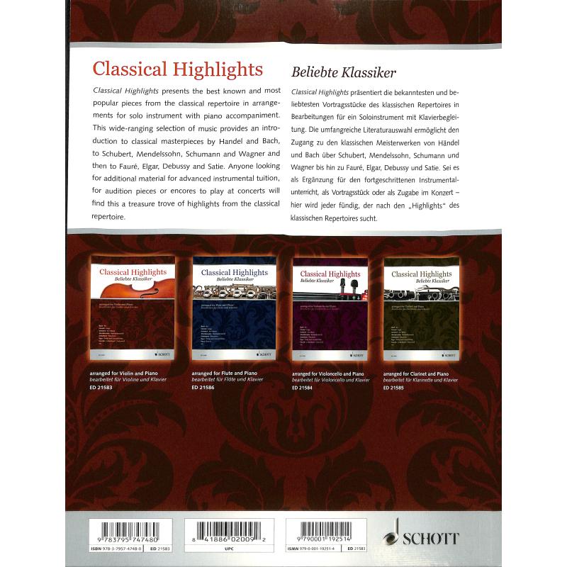 Classical highlights