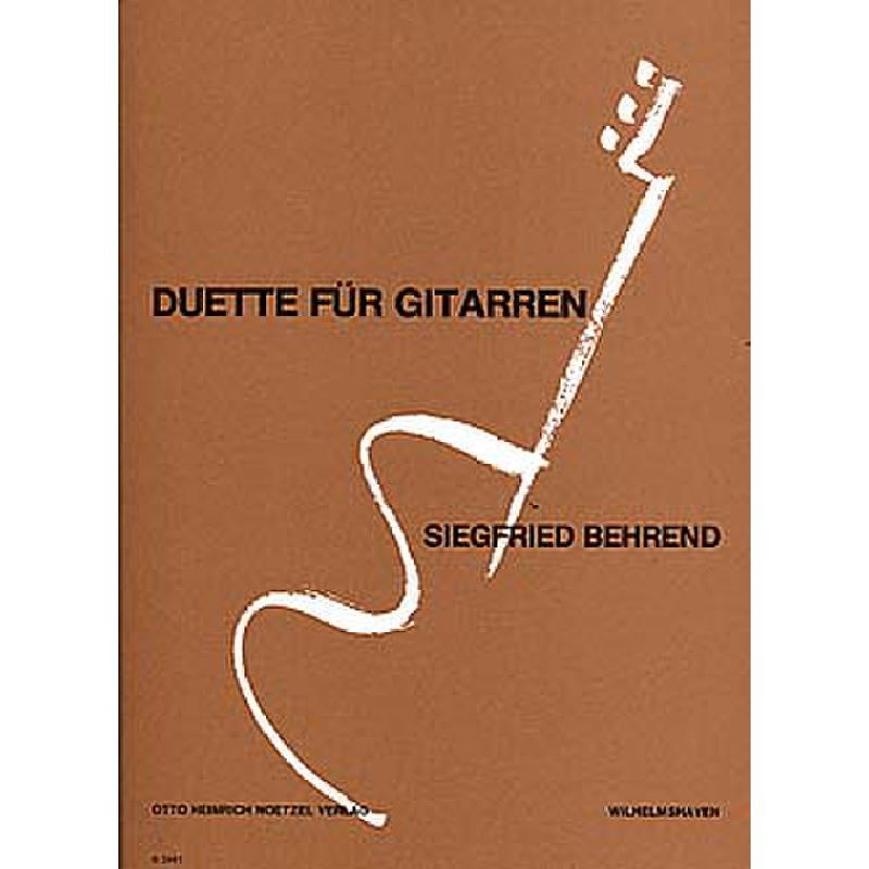 Duette für Gitarren