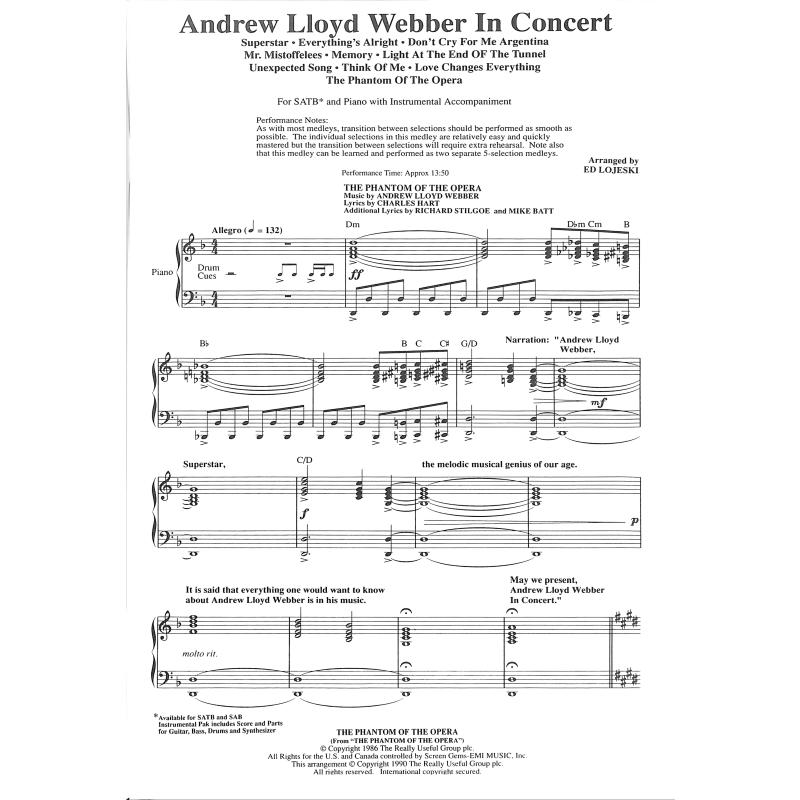 Webber in Concert