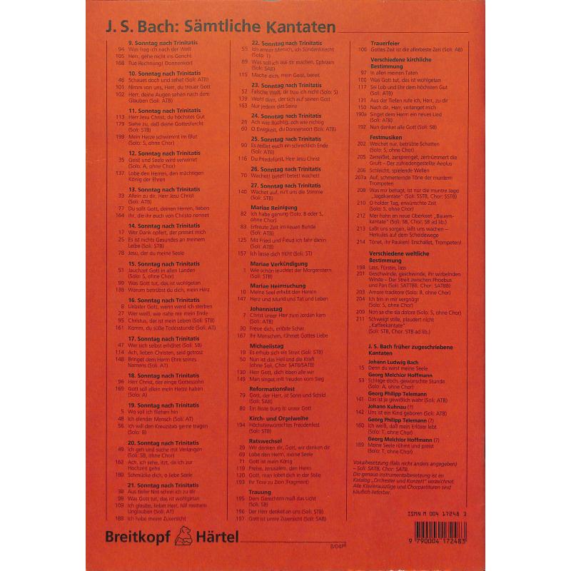 Kantate 94 Was frag ich nach der Welt BWV 94