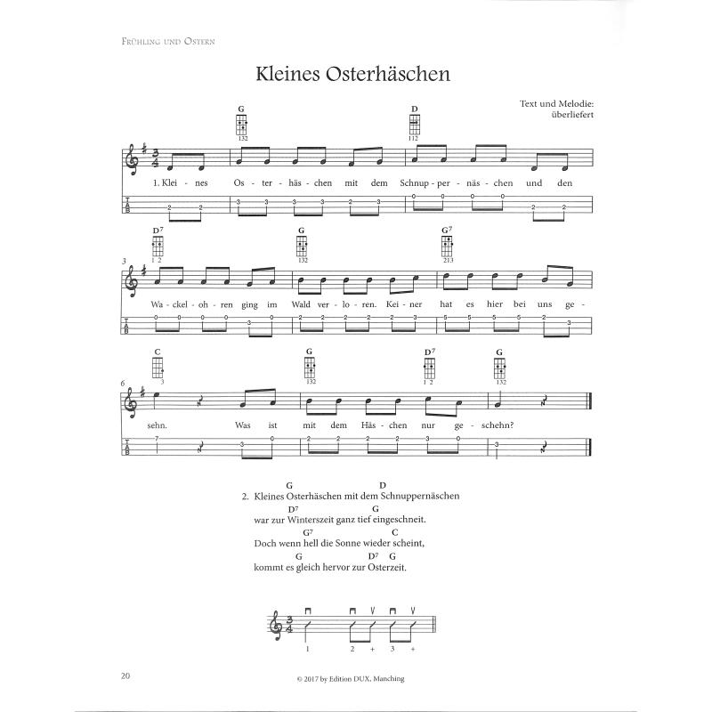 Mit der Ukulele durch das Jahr