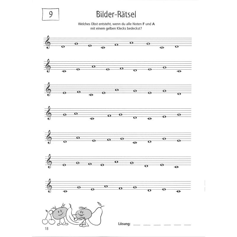 Das kleine Notenrätselbuch