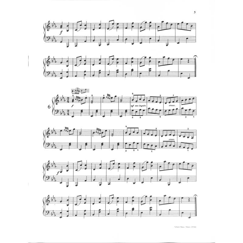 6 Ecossaisen Es-Dur (WOO 83)