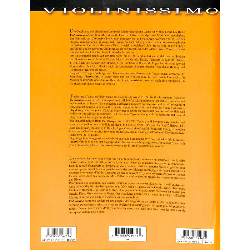 Concertino | Die schönsten klassischen Originalstücke