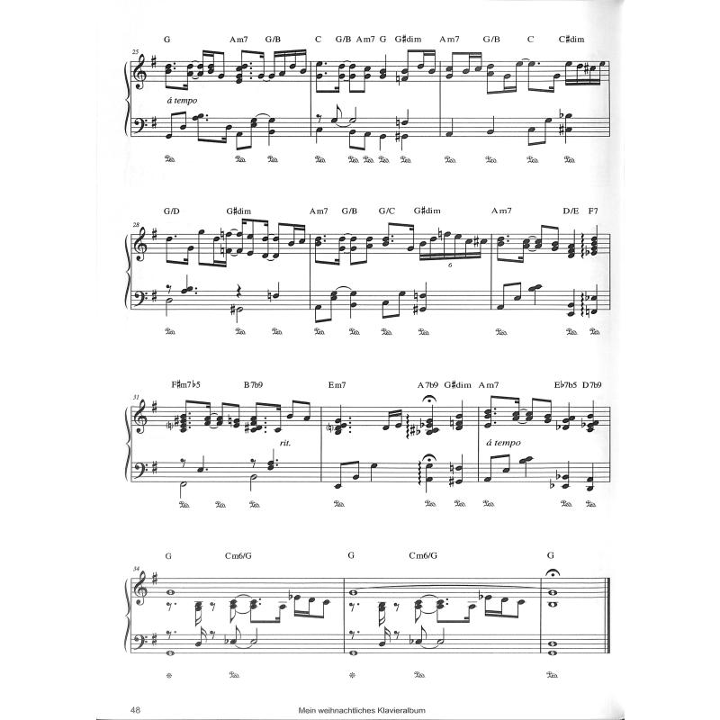 Mein weihnachtliches Klavieralbum