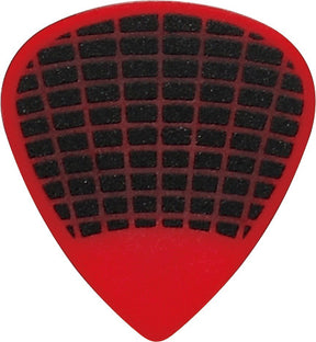 Sand Grip Flat Pick H 1,0 rot