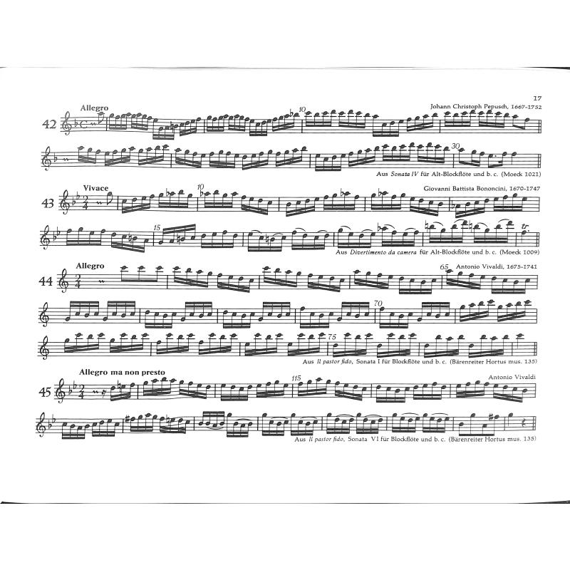 Handleitung für das Spiel auf der Altblockflöte 2