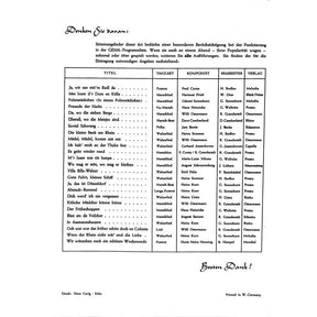 Die singt man immer 3