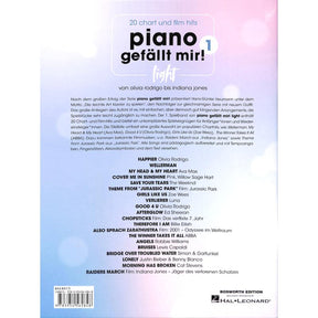 Piano gefällt mir - Light 1 | 20 Chart und film hits
