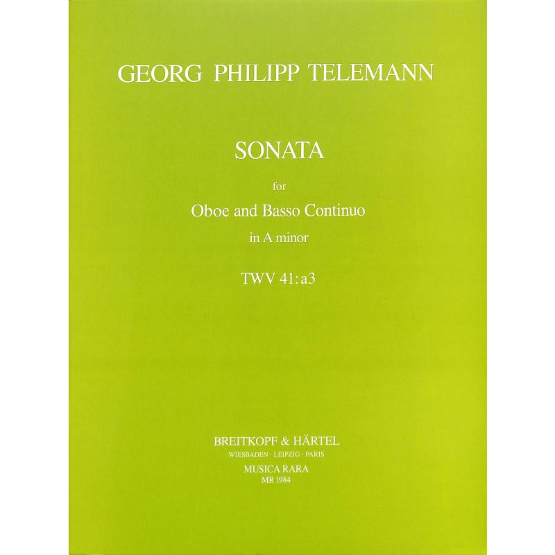 Sonate a-moll TWV 41:A3