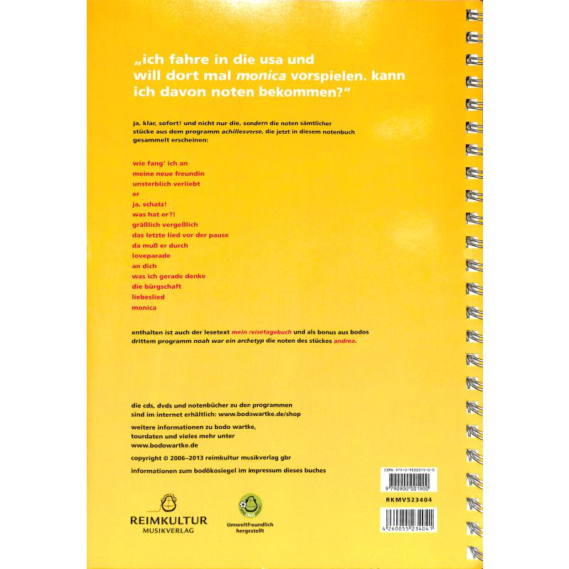 Achillesverse | Klavierkabarett in Reimkultur