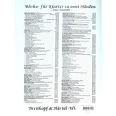 Das wohltemperierte Klavier 2/1 BWV 870-876