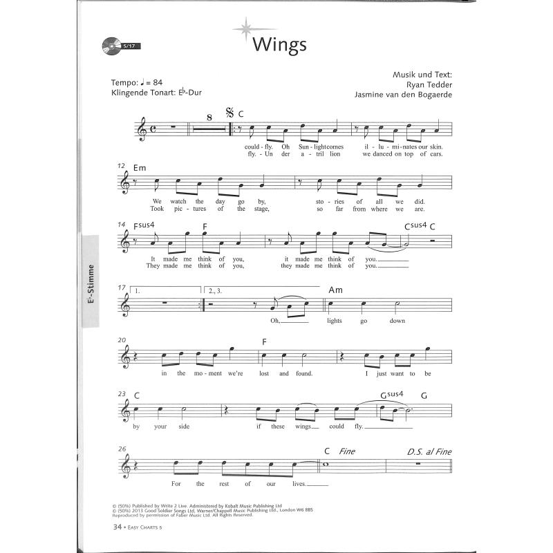 Easy charts play along 5