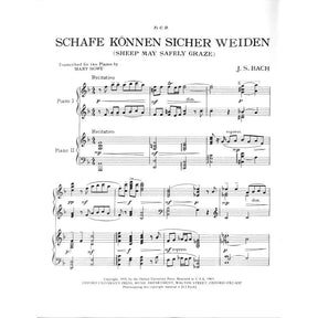 Schafe können sicher weiden BWV 208