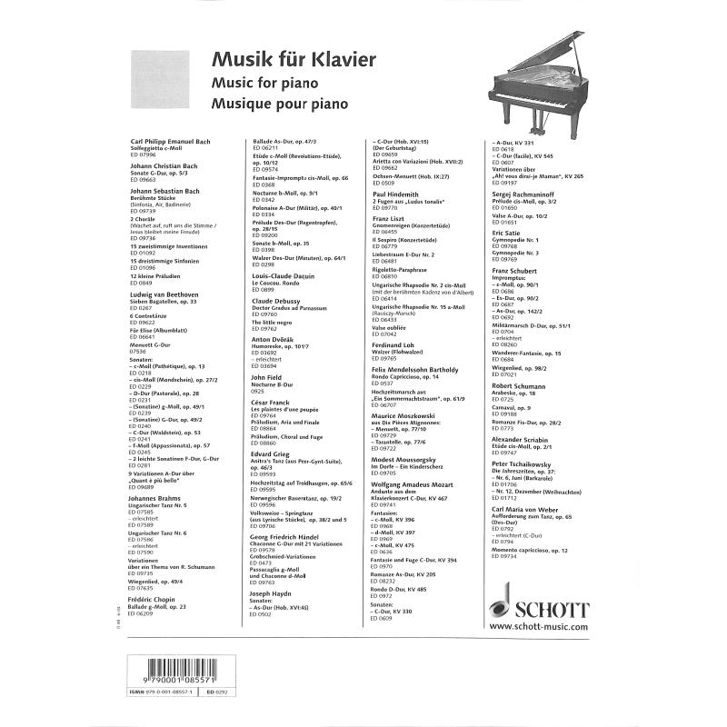 6 leichte Variationen G-Dur | 6 leichte Variationen über ein