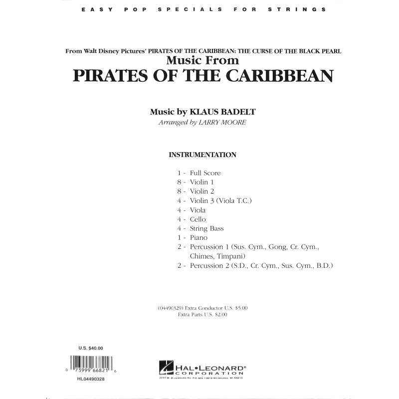Music from pirates of the caribbean