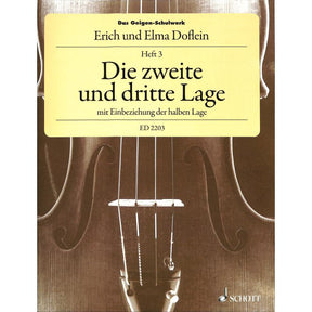 Das Geigenschulwerk 3 | Die zweite und dritte Lage mit Einbe