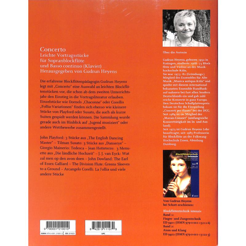 Concerto - leichte Vortragsstücke