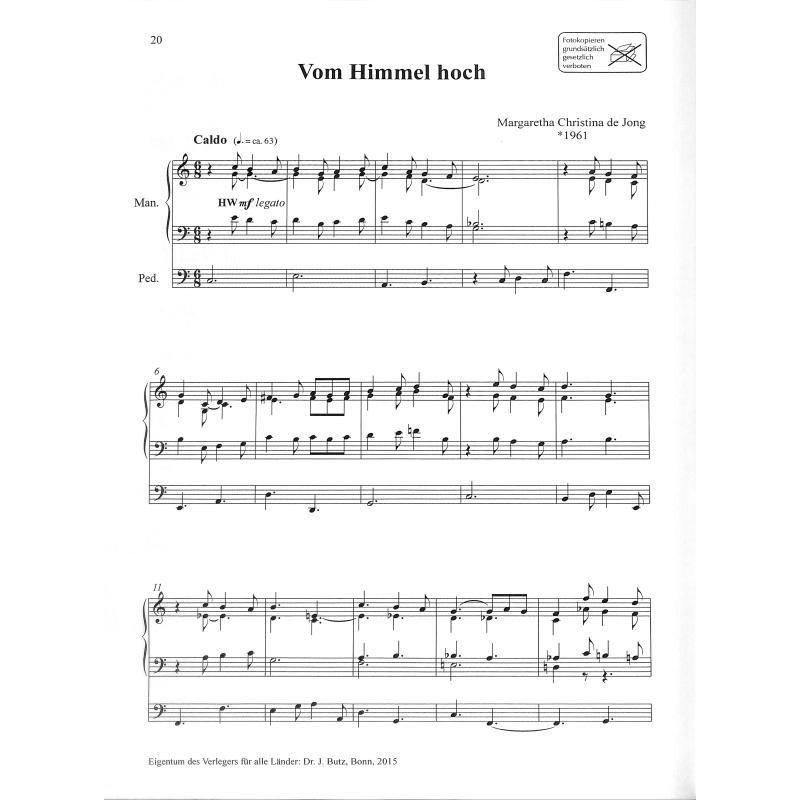 6 Weihnachtsfantasien op 55