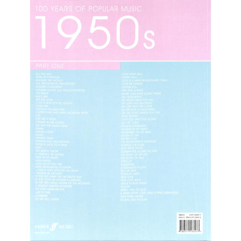 100 years of popular music - 50's Bd 1