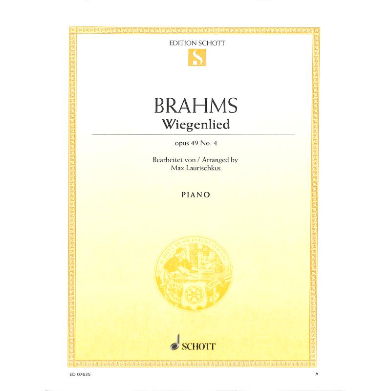 Wiegenlied F-Dur op 49/4