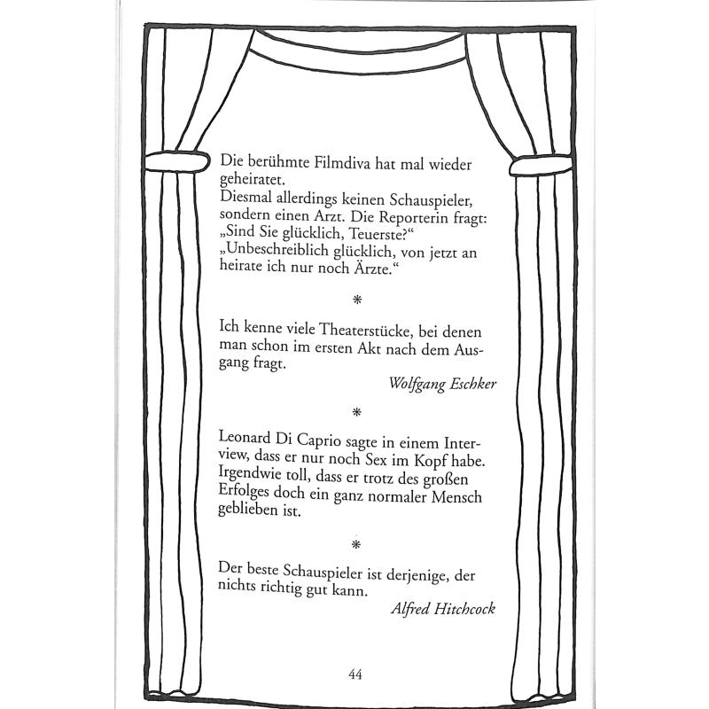 Theater alles Theater | Im Theater im Film im Fernsehen