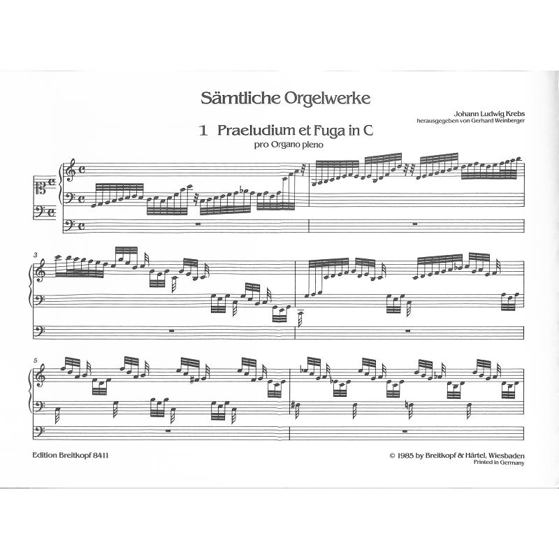 Orgelwerke 1 (praktische Ausgabe)