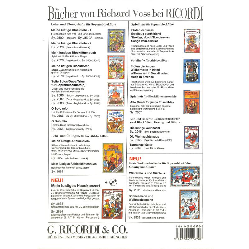 Meine listigen Blockflöten