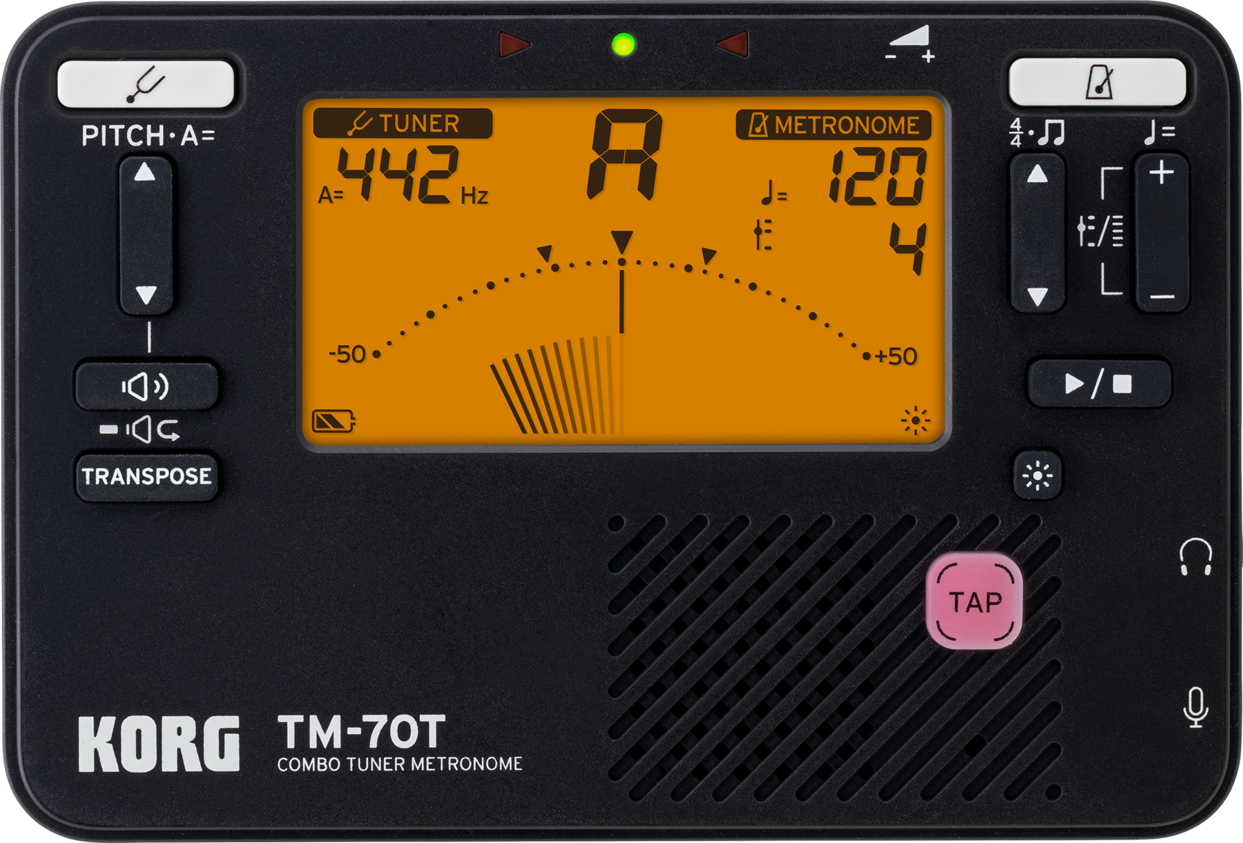 TM-70 Tuner/Metronom schwarz