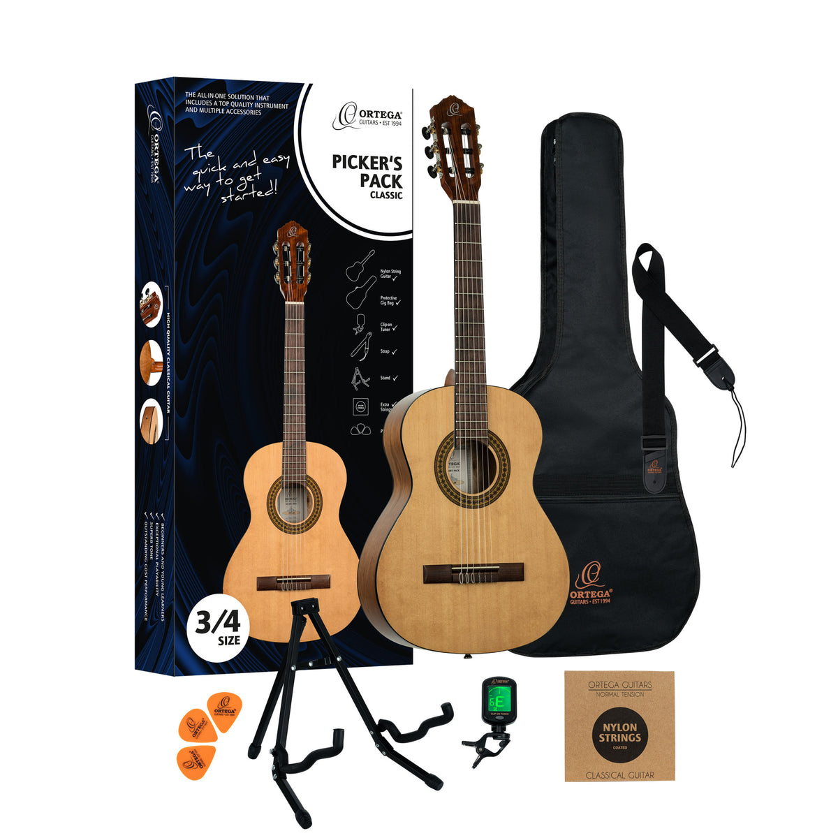 PICKERS PACK 3/4 Gitarrenset