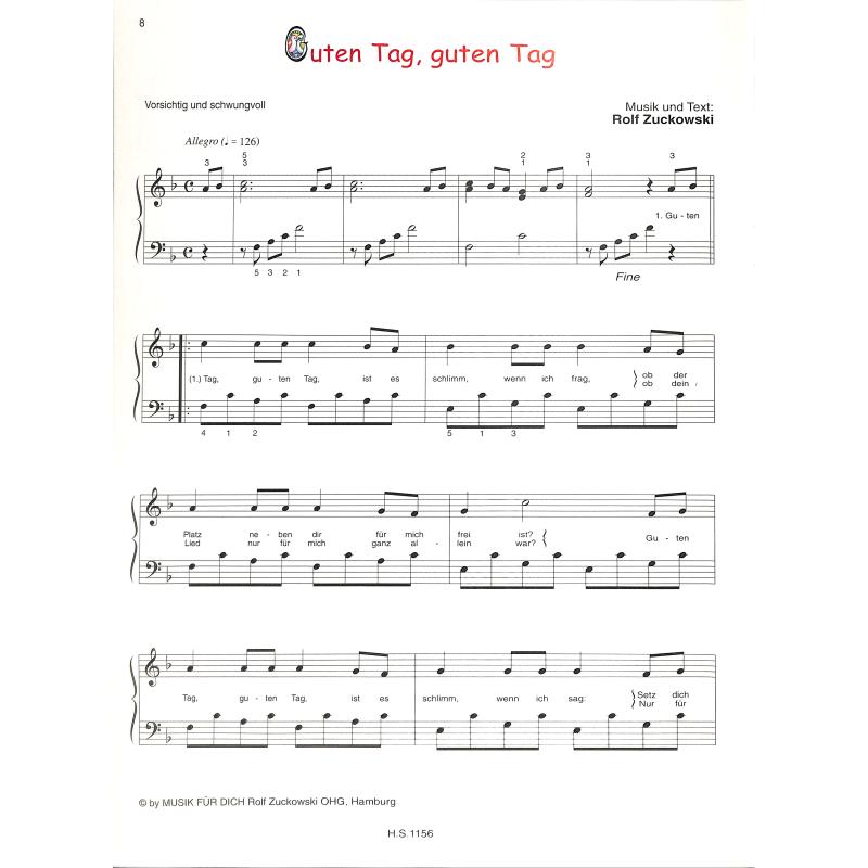 Rolfs Vogelhochzeit - das Klavieralbum für Kinder