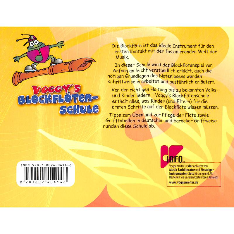 Voggy's Blockflötenschule 1