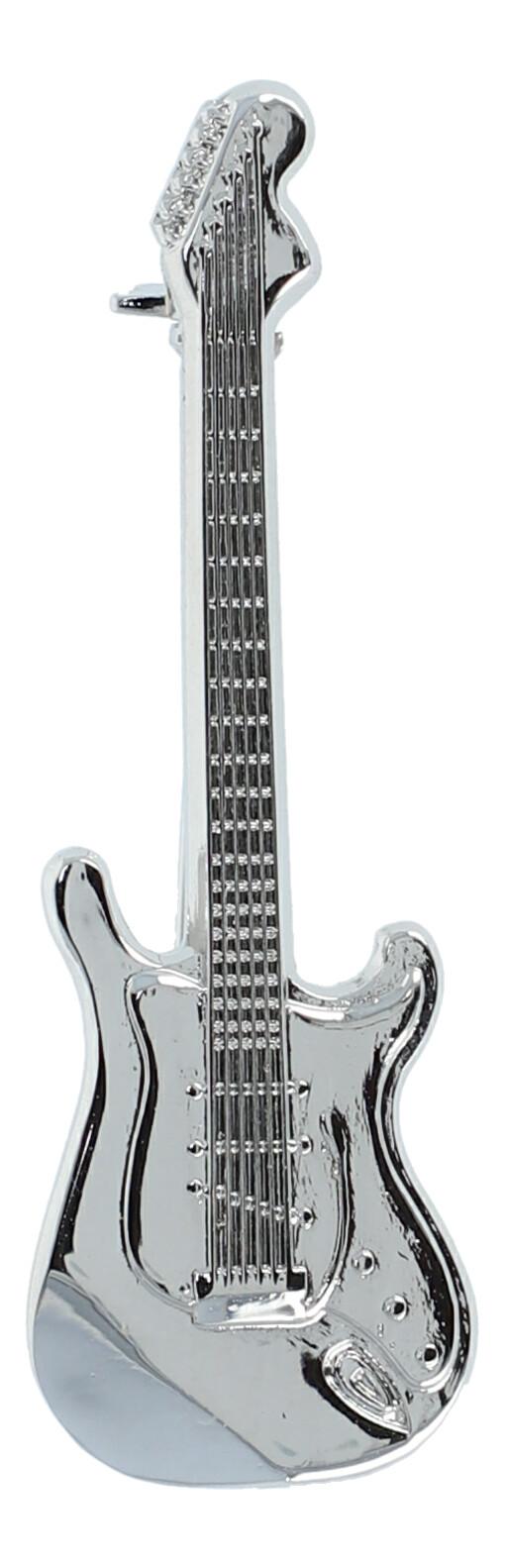 Anstecker E-GITARRE Silber