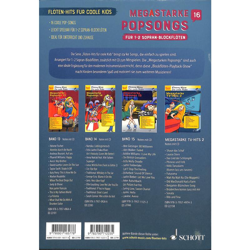 Megastarke Popsongs 16