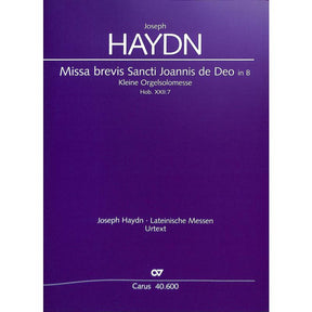 Missa brevis B-Dur Sancti Johannis de deo Hob 22/7