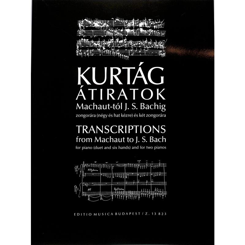 Transcriptions from Machaut to Bach