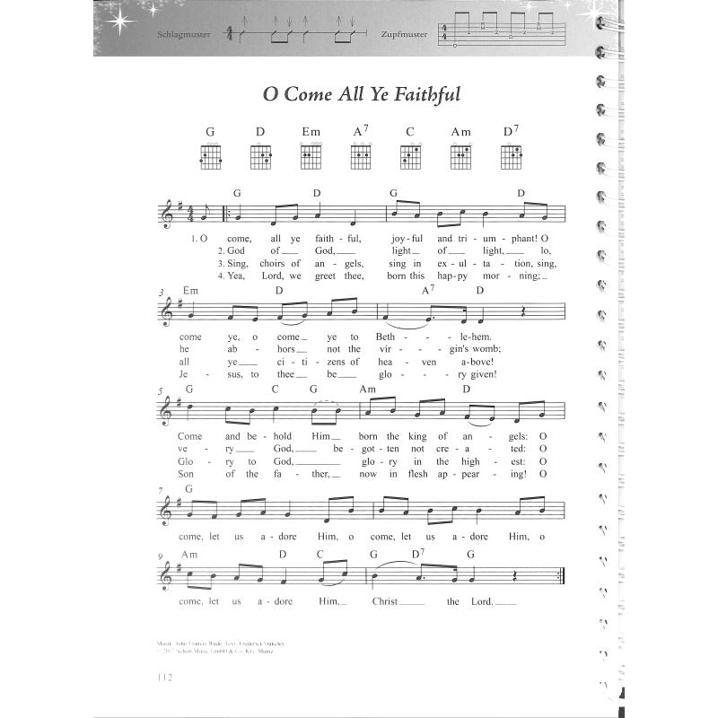 Das Weihnachtsliederbuch für Alt und Jung