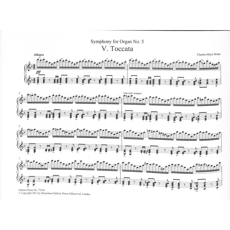 Toccata (aus Sinfonie 5 F-Dur op 42)