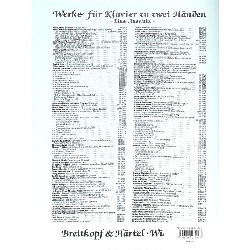 Das wohltemperierte Klavier 2/1 BWV 870-876